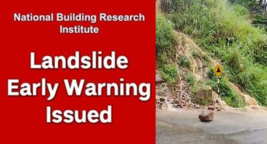 Landslide Red Alert Issued in Kandy, Nuwara Eliya